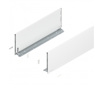 Bok LEGRABOX pure, wys. F (241,0 mm), dł. 600 mm, lewy/prawy, jedwabiście biały mat