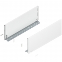 Bok LEGRABOX pure, wys. F (241,0 mm), dł. 600 mm, lewy/prawy, jedwabiście biały mat