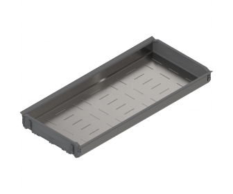 ORGA-LINE wanienka pod butelki, dł. NL 500 mm, szer. korpusu 300 mm, inox-szlifow./szary