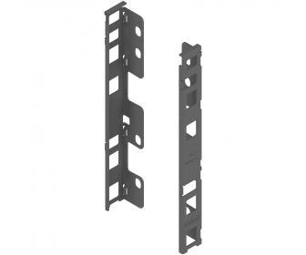 Uchwyt drewnianej ścianki tylnej LEGRABOX, wys. C (193 mm), prawy+lewy, antracyt mat