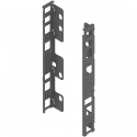 Uchwyt drewnianej ścianki tylnej LEGRABOX, wys. C (193 mm), prawy+lewy, antracyt mat