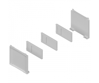 AMBIA-LINE zestaw na butelki, jedwabiście biały mat