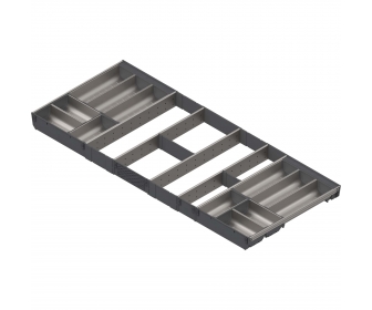 ORGA-LINE wkład z pojemnikami (całkowite wypełnienie), do szuflady standardowej TANDEMBOX, dł. NL 500 mm, szer. korpusu KB 1200