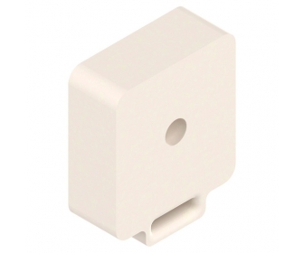 Dystans do METABOX częściowy wysuw, wersja na wkręty, wysokość: 8 mm, R9001 kremowo-biała
