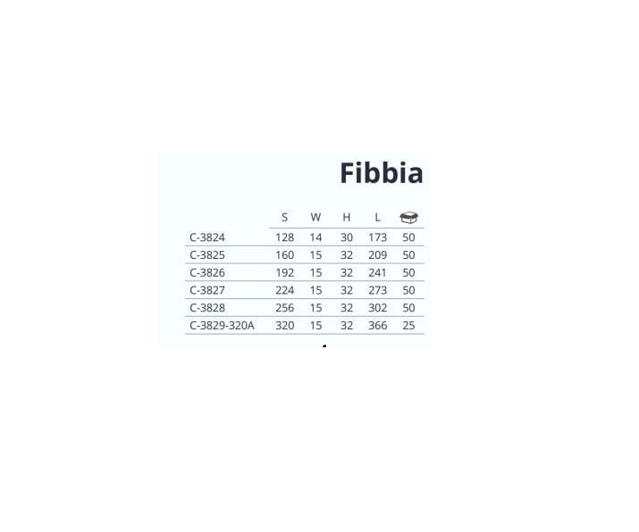 Uchwyt FIBBIA L-128 G2 chrom