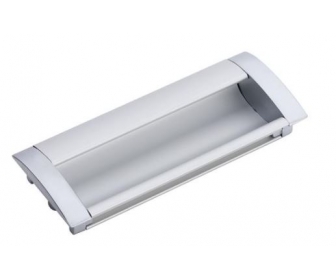 Uchwyt meblowy UA08 Aluminium + chrom satynowy rozstaw 96 mm GAMET