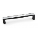 Uchwyt TWIX L 256 chrom + czarny połysk G2-P59