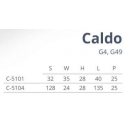 Uchwyt CALDO L 32  mm CZARNY MAT P.61