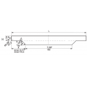 Uchwyt meblowy wpuszczany UKW-11 typ H C-35 L-576