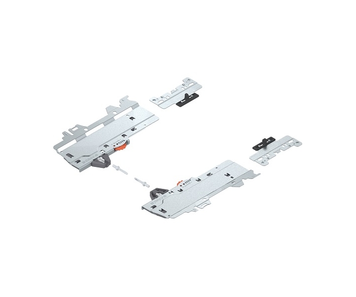 Zestaw (Jednostka TIP-ON BLUMOTION + Zabierak + Adapter), do MERIVOBOX,     Typ L3, dł. NL 350-650 mm, Całkowita waga szuflady 