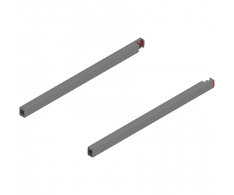 Reling podłużny MERIVOBOX, dł. 350 mm, lewy/prawy, szary indium mat