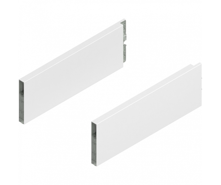 MERIVOBOX BOXCAP, dł. 300 mm, wysokość E, lewy/prawy+jedwabiście biały     mat*P/U: 10