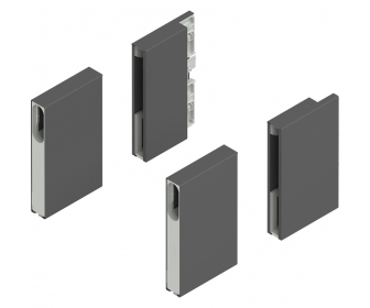 MERIVOBOX BOXCOVER, wysokość E, przedni/tylny, lewa/prawa+antracyt     mat*P/U: 1/20