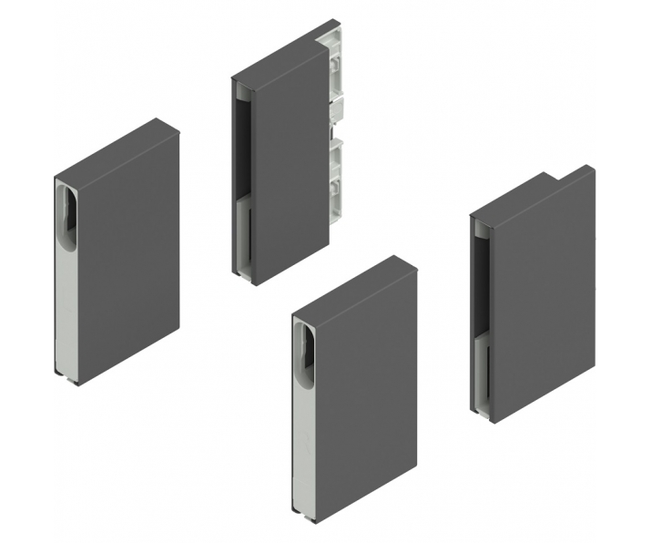 MERIVOBOX BOXCOVER, wysokość E, przedni/tylny, lewa/prawa+antracyt     mat*P/U: 1/20