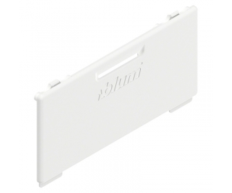 MERIVOBOX Zaślepka wewnętrzna ZA4.540, symetryczna, pogłębiony (blum) jedwabiście biały mat