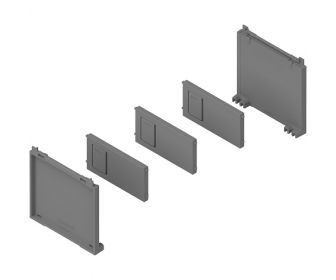 AMBIA-LINE zestaw na butelki, do LEGRABOX/MERIVOBOX+szary indium     mat*P/U: 1/20