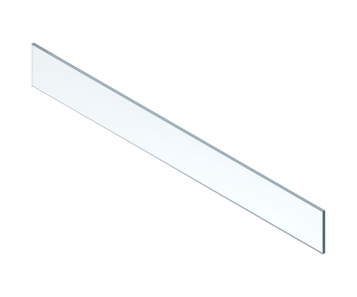 LEGRABOX element dekoracyjny - przód, wysokość 138 mm, szer. korpusu KB 1200 mm (18/19 mm), szkło przezroczyste, do LEGRABOX pu