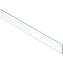 LEGRABOX element dekoracyjny - przód, wysokość 138 mm, szer. korpusu KB 1200 mm (18/19 mm), szkło przezroczyste, do LEGRABOX pu