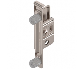 Mocowanie frontu METABOX, wys. M/K/H, wciskane, prawe, niklowany