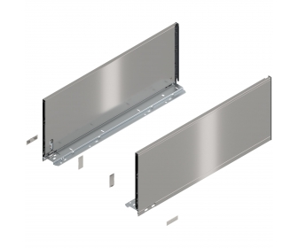 Bok LEGRABOX pure, wys. F (241,0 mm), dł. 600 mm, lewy/prawy, inox-szczotk.-lakier.