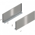 Bok LEGRABOX pure, wys. F (241,0 mm), dł. 600 mm, lewy/prawy, inox-szczotk.-lakier.