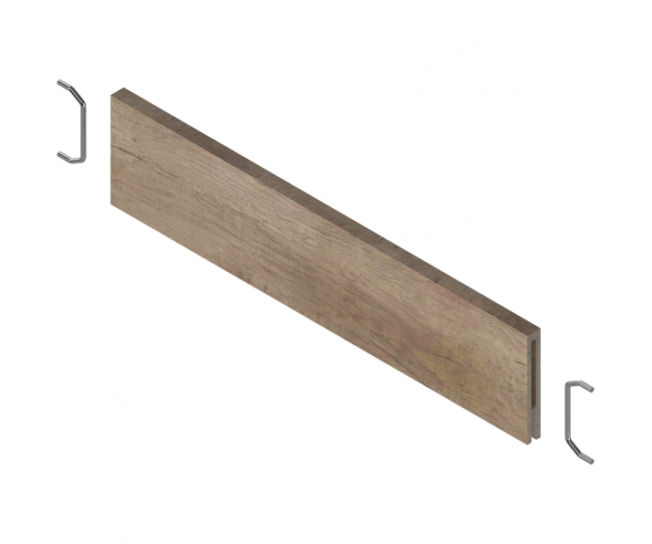 AMBIA-LINE listwa poprzeczna do szuflady standardowej LEGRABOX (ZC7SXXXRH2), w opcji drewnopodobnej, Dąb Nebr. szary ST10