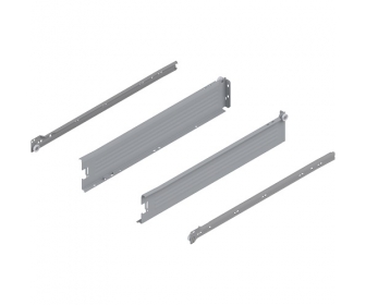 Szuflada METABOX wys M, częściowy wysuw, 500mm, 25kg, szara, BLUM 320M5000C15