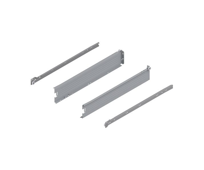 Szuflada METABOX wys M, częściowy wysuw, 500mm, 25kg, szara, BLUM 320M5000C15