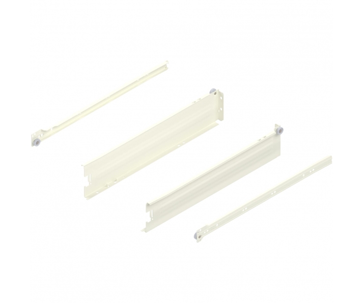 Szuflada METABOX wys M, częściowy wysuw, 450mm, 25kg, kremowo-biała, BLUM 320M4500C15