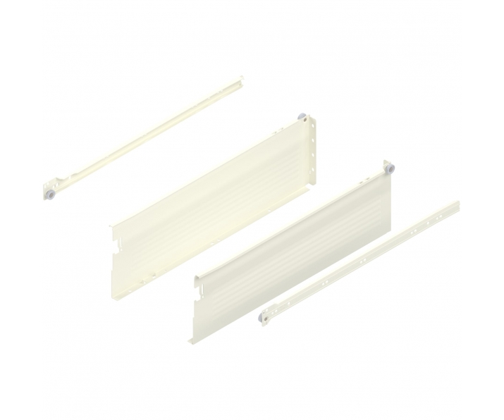 Szuflada METABOX wys H, częściowy wysuw, 500mm, 25kg, kremowo-biała, BLUM 320H5000C15