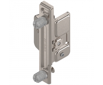 Mocowanie frontu METABOX, wys. M/K/H, EXPANDO, lewe, niklowany