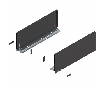 WYC. Bok LEGRABOX pure, wys. C (177,0 mm), dł. 450 mm, lewy/prawy, brunatnoczarny mat