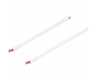 Reling podłużny TANDEMBOX antaro (górny), dł. 650 mm, lewy/prawy, biała, do szuflady z wysokim frontem