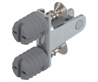 Mocowanie frontu LEGRABOX, wys. N, EXPANDO, symetryczne, cynkowana