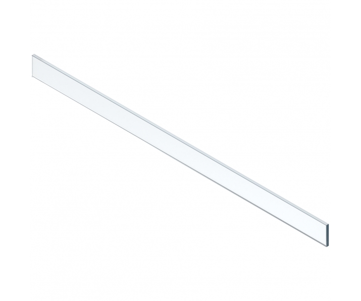 LEGRABOX element dekoracyjny - przód, wysokość 70 mm, szer. korpusu KB 1200 mm (18/19 mm), szkło przezroczyste, do LEGRABOX pur