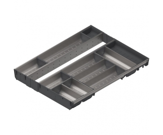 ORGA-LINE wkład z pojemnikami (całkowite wypełnienie), do szuflady standardowej TANDEMBOX, dł. NL 650 mm, szer. korpusu KB 550 