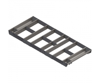 ORGA-LINE wkład kombi (całkowite wypełnienie), do szuflady standardowej TANDEMBOX, dł. NL 500 mm, szer. korpusu KB 1200 mm, ino