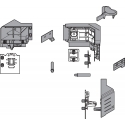 SYNCROMOTION Zestaw, Wysokość M, R7037 ciemnoszara