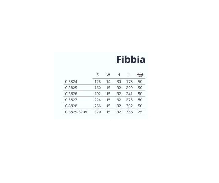 Uchwyt FIBBIA L-192 G2 chrom