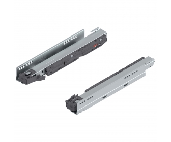 Prowadnica korpusu LEGRABOX z BLUMOTION S, pełny wysuw, 40 kg, dł. 350 mm, lewa/prawa, cynkowana