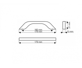 Uchwyt meblowy UU17-0160-G0008