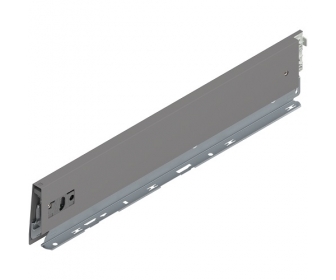 Bok MERIVOBOX, wysokość M (91 mm), dł. 450 mm, lewy+szary indium     mat*P/U: 20