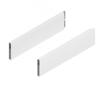 MERIVOBOX BOXCAP, dł. 400 mm, wysokość E, lewy/prawy+jedwabiście biały     mat*P/U: 10