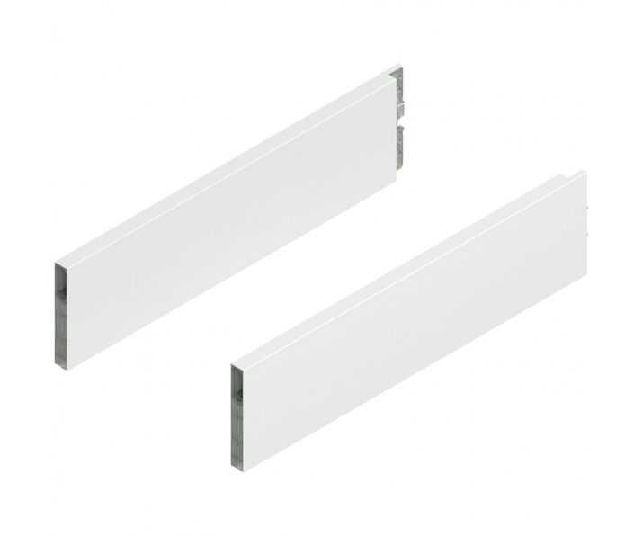 MERIVOBOX BOXCAP, dł. 400 mm, wysokość E, lewy/prawy+jedwabiście biały     mat*P/U: 10