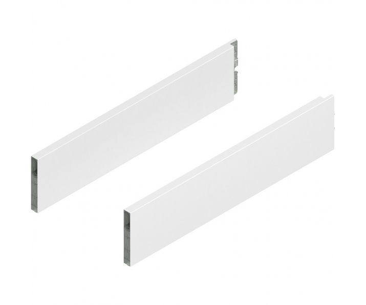 MERIVOBOX BOXCAP, dł. 450 mm, wysokość E, lewy/prawy+jedwabiście biały     mat*P/U: 10