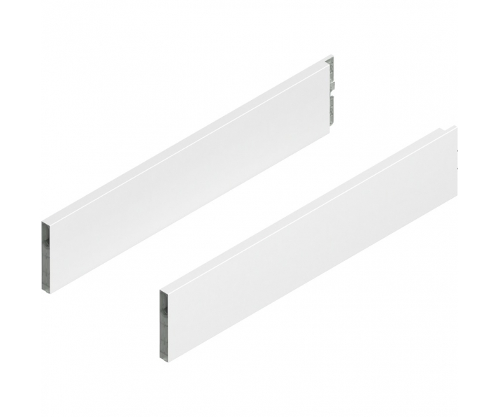 MERIVOBOX BOXCAP, dł. 500 mm, wysokość E, lewy/prawy+jedwabiście biały     mat*P/U: 10