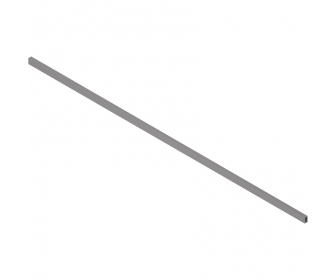 MERIVOBOX Reling, KB 1200 mm, dł 1059 mm, do przycięcia+szary indium mat*P/U: 20