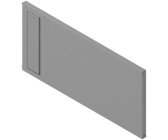 AMBIA-LINE listwa poprzeczna, do LEGRABOX/MERIVOBOX do szuflady z     wysokim frontem (ZC7F400RSP), tworzywo+szary indium mat*P