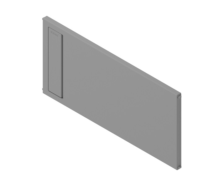 AMBIA-LINE listwa poprzeczna, do LEGRABOX/MERIVOBOX do szuflady z     wysokim frontem (ZC7F400RSP), tworzywo+szary indium mat*P