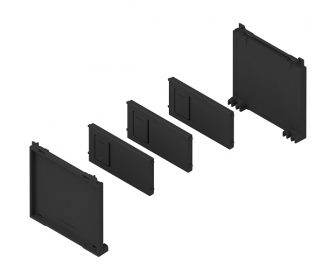 AMBIA-LINE zestaw na butelki, do LEGRABOX/MERIVOBOX, czarny mat